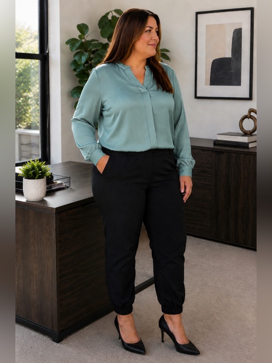 LOFT Pants - Loft Navy Cropped Dress Pants XXL Petite